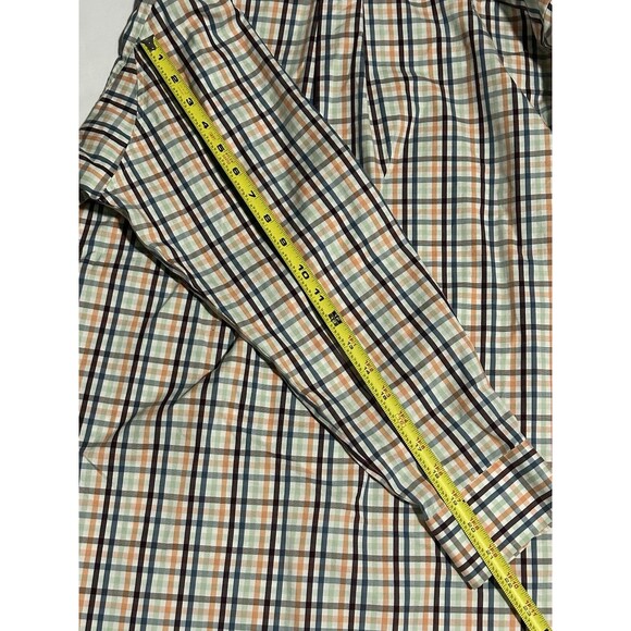 Duluth Trading Co Wrinkle Fighter Long Sleeve Button Down Men’s Large L  Plaid - Picture 9 of 10